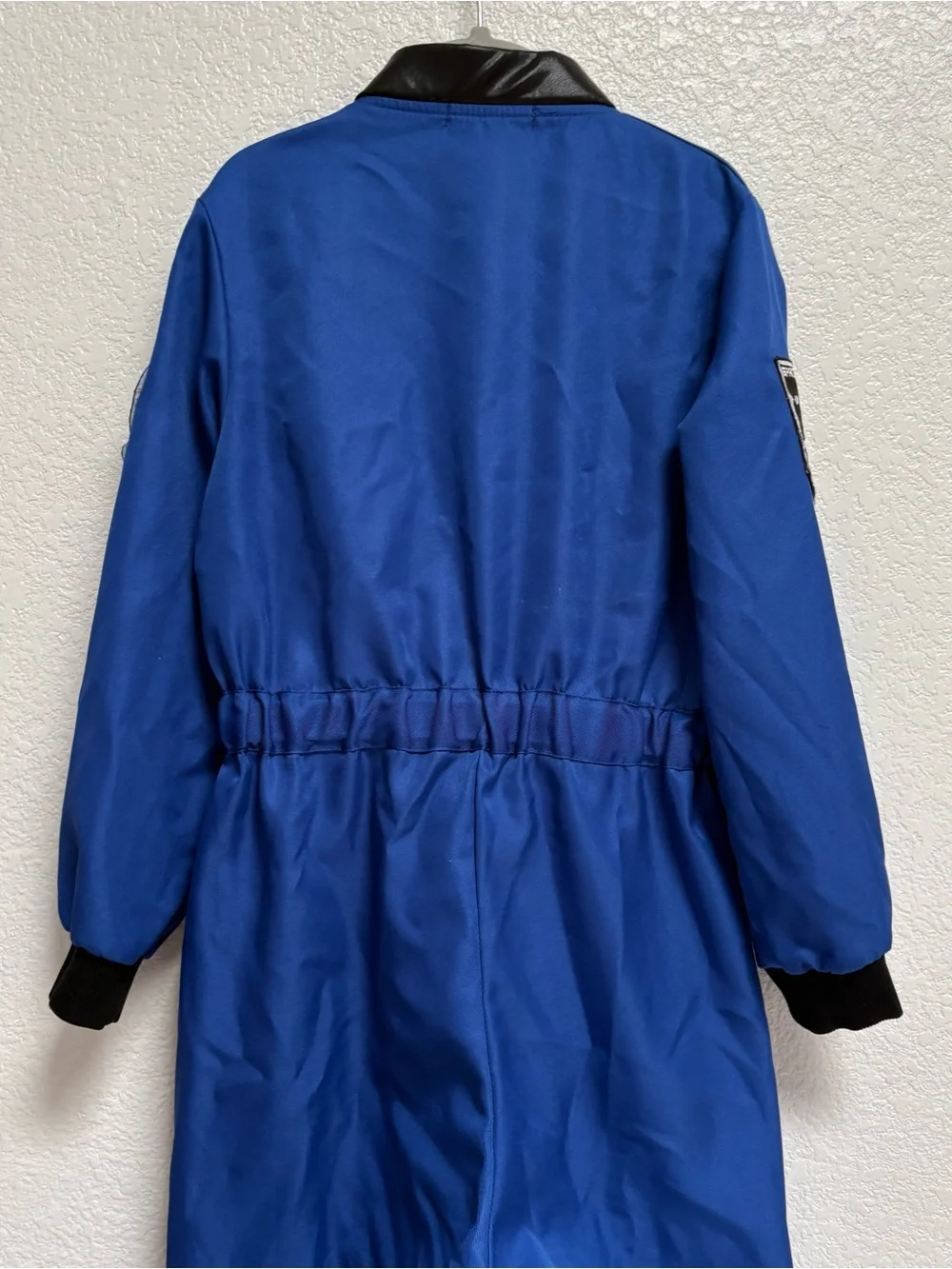 Kids Blue Space Pilot Costume Jacket with NASA Patches